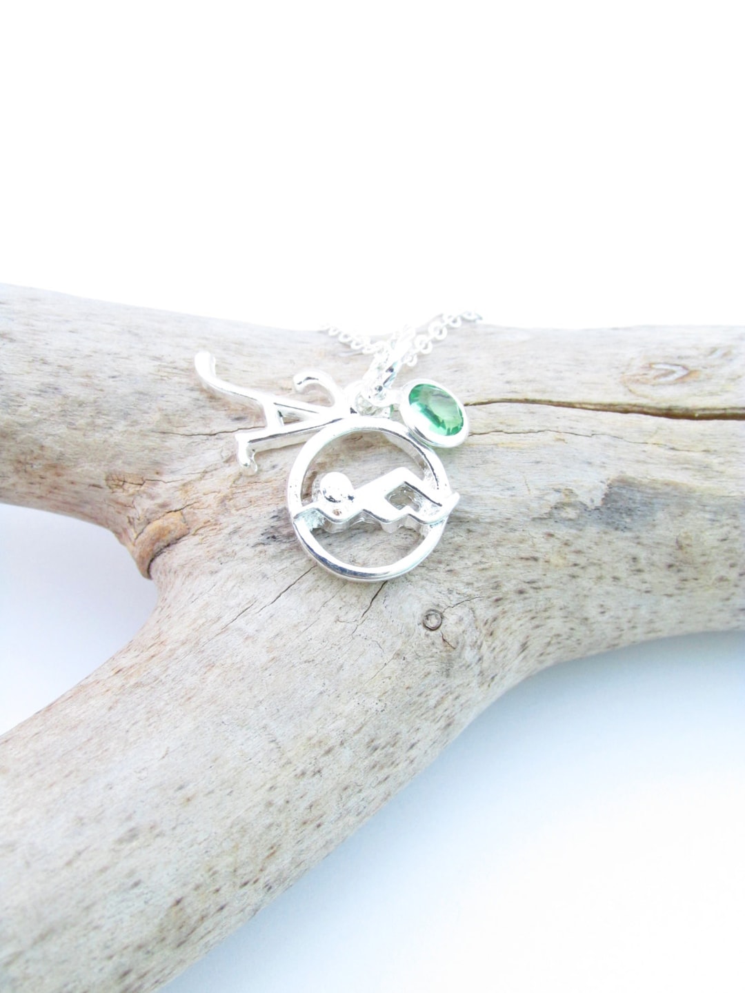 Swim Necklace, Gifts for Swimmers, Swimming Necklace, Swimming Jewelry