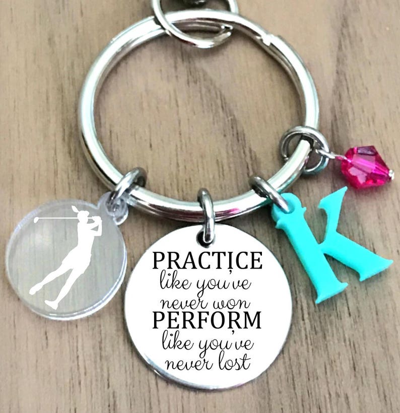 Inspirational Keychain for Golfers