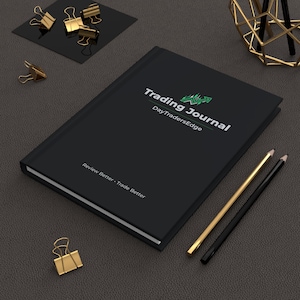 Trading Journal Hardcover | Trading Notebook for Futures, Stocks, Forex & Options Traders