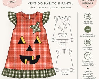 Basic children  dress pattern