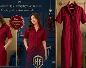 Brun jumpsuit sömnadsmönster