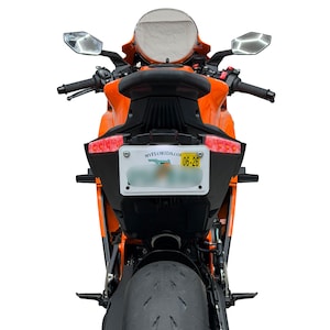 2026 KTM 990 RC R Tail Tidy - High Visibility Fender Eliminator OEM Hardware