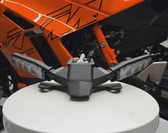 2026 KTM 990 RC R Tail Tidy - Tucked Fender Eliminator OEM Signals Plate Light