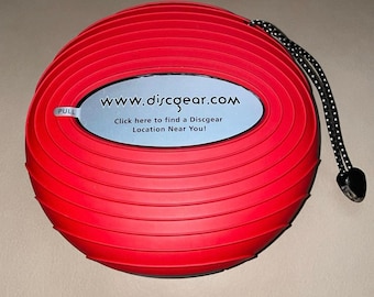 NEW Discgear 20 Disc CD/DVD Game Case - Discus Sport Hard Shell Holder - Red