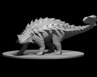 Ankylosaurus  | DnD  Miniature | Resin | 28mm Scale |