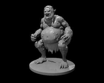 Troll  | DnD  Miniature | Resin | 28mm Scale | 4 Versions
