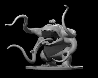 Froghemoth | DnD  Large Miniature | Resin | 28mm Scale |
