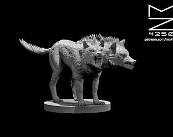 Death Dog | DnD  Miniature | Resin | 28mm Scale |