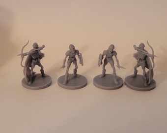 Skeleton | DnD Miniature | 28mm Scale | Resin | 5 Versions