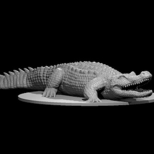 Crocodile / Giant Crocodile DnD Mini scaled 28mm