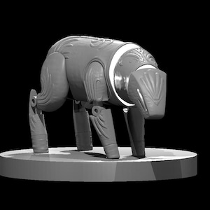 Clockwork Hound Miniature DND 28mm