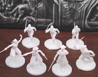 Pirate Bundle | DnD Miniature | Resin | 28mm Scale | 6 Versions