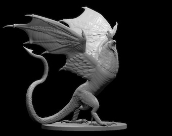 Cockatrice | DnD Large Miniature | Resin | 28mm Scale | 2 Variants