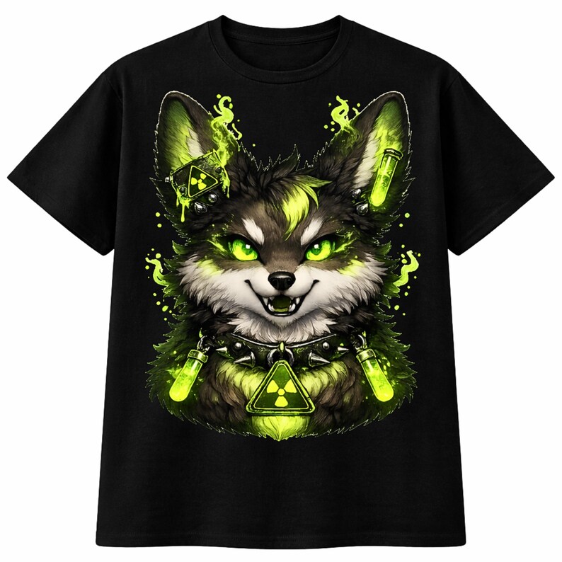 Radiation Fox Furry PNG Tuber Clipart Bundle | Vtuber Asset Collection | Veadotube ...