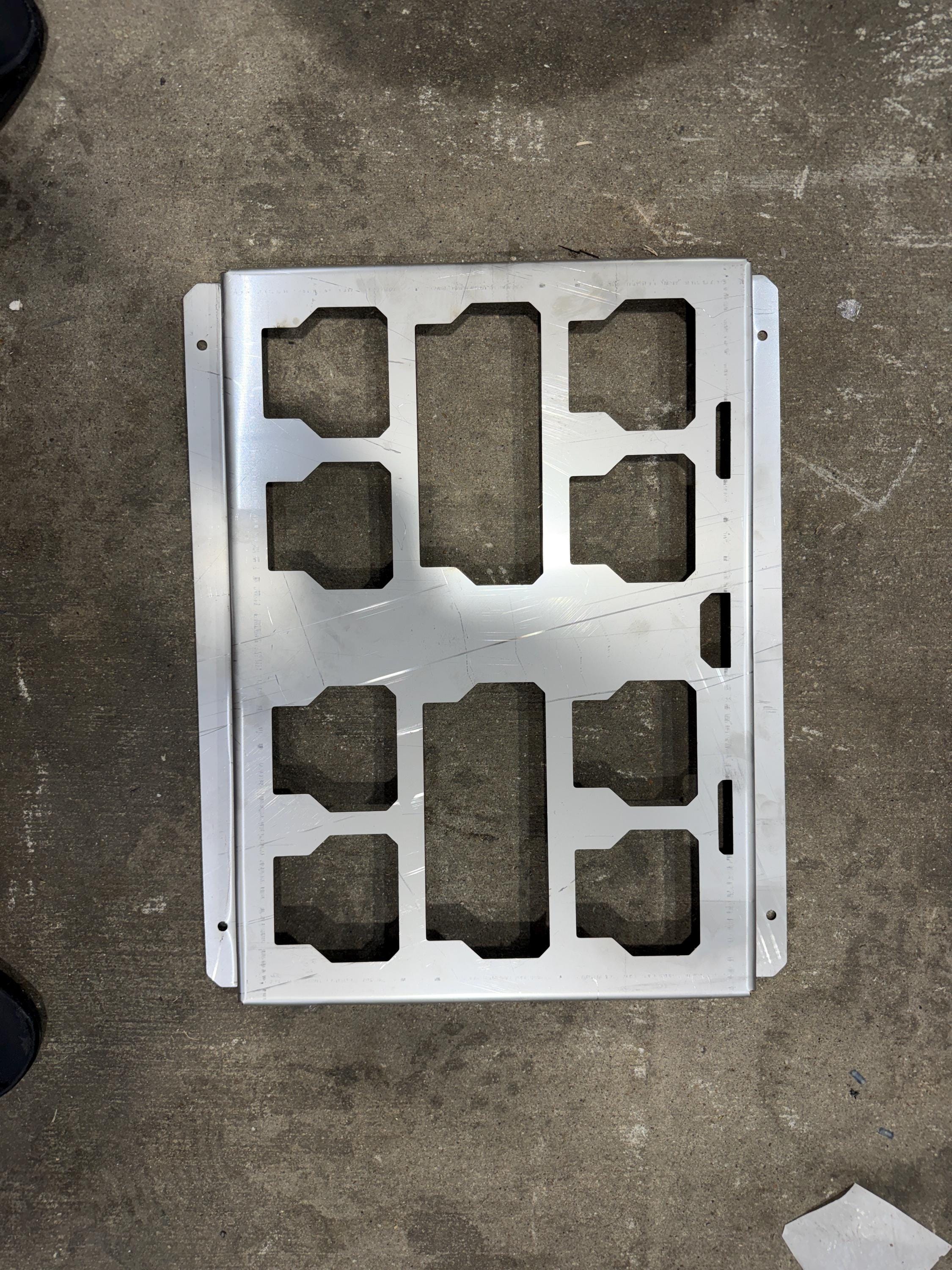 Stainless Steel mounting plate for Milwaukee packout