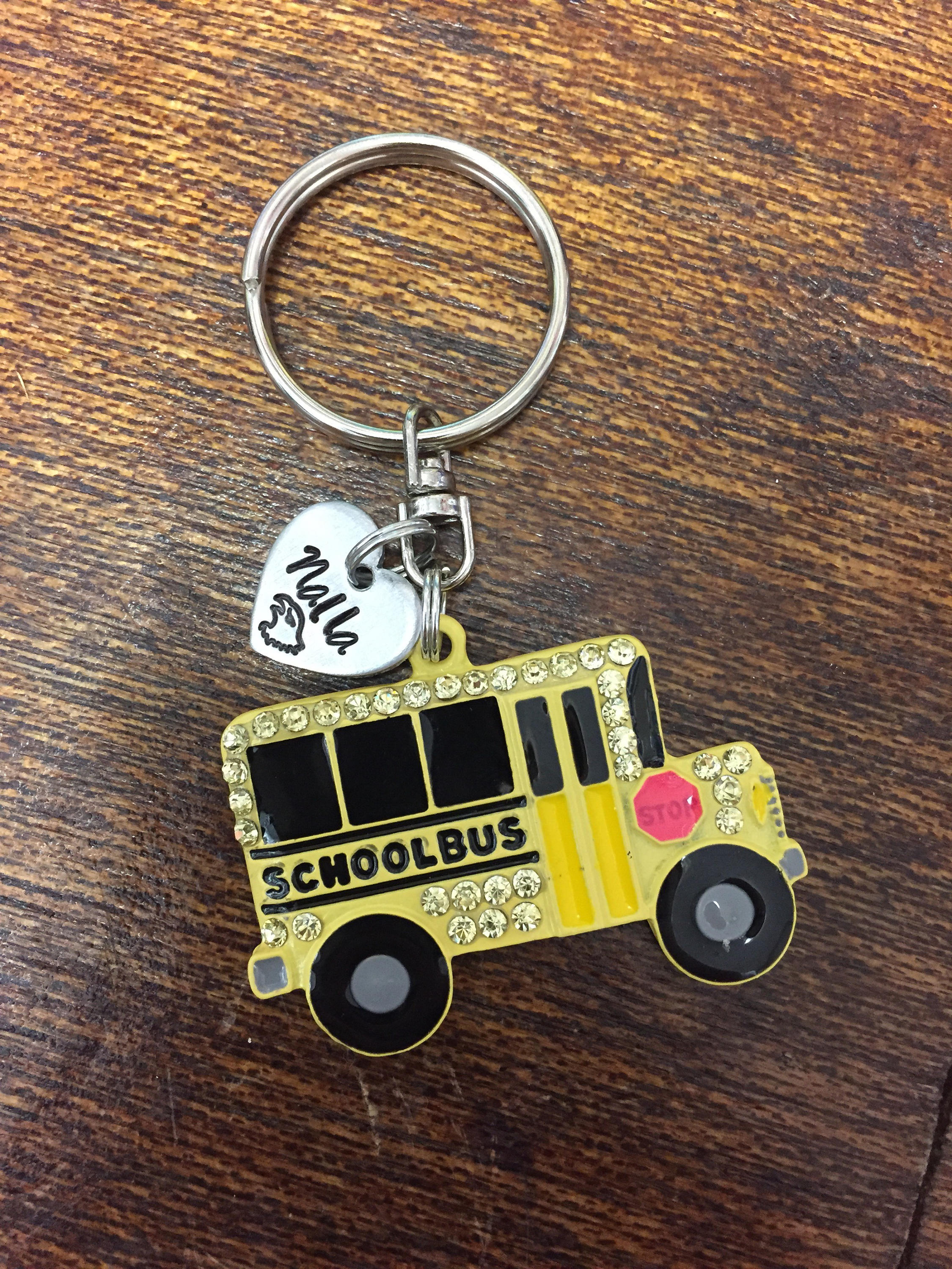 Bus Driver Personalized Keychain Etsy