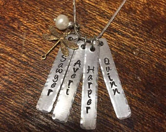 Dragonfly Name Necklace