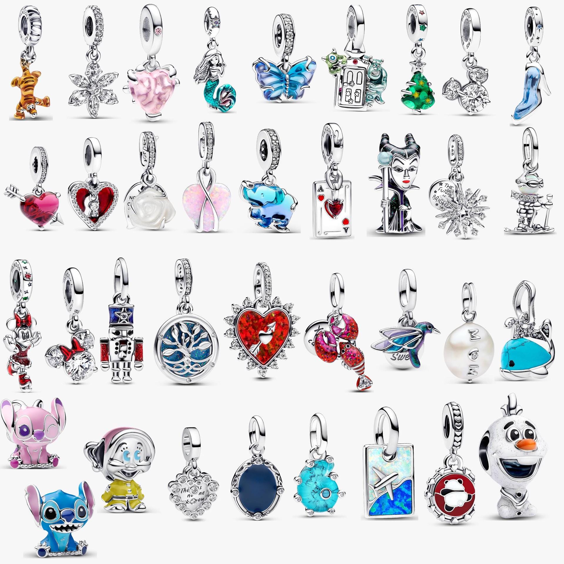 Pandora number charm - Etsy 日本