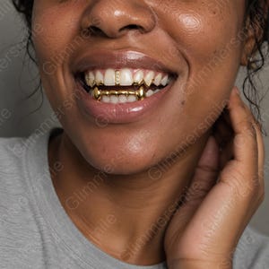 Viper Fang Grillz Set Gold Silber Kristall Zahnschmuck Schlangenzahn Grillz Hip Hop Y2K Streetwear Festival Kostüm Lächeln Accessoire