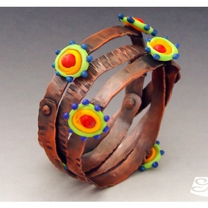 Large gauge spiral bangle DIY PDF Tutorial