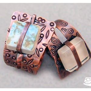 Wrap around tab tile ring DIY PDF Tutorial