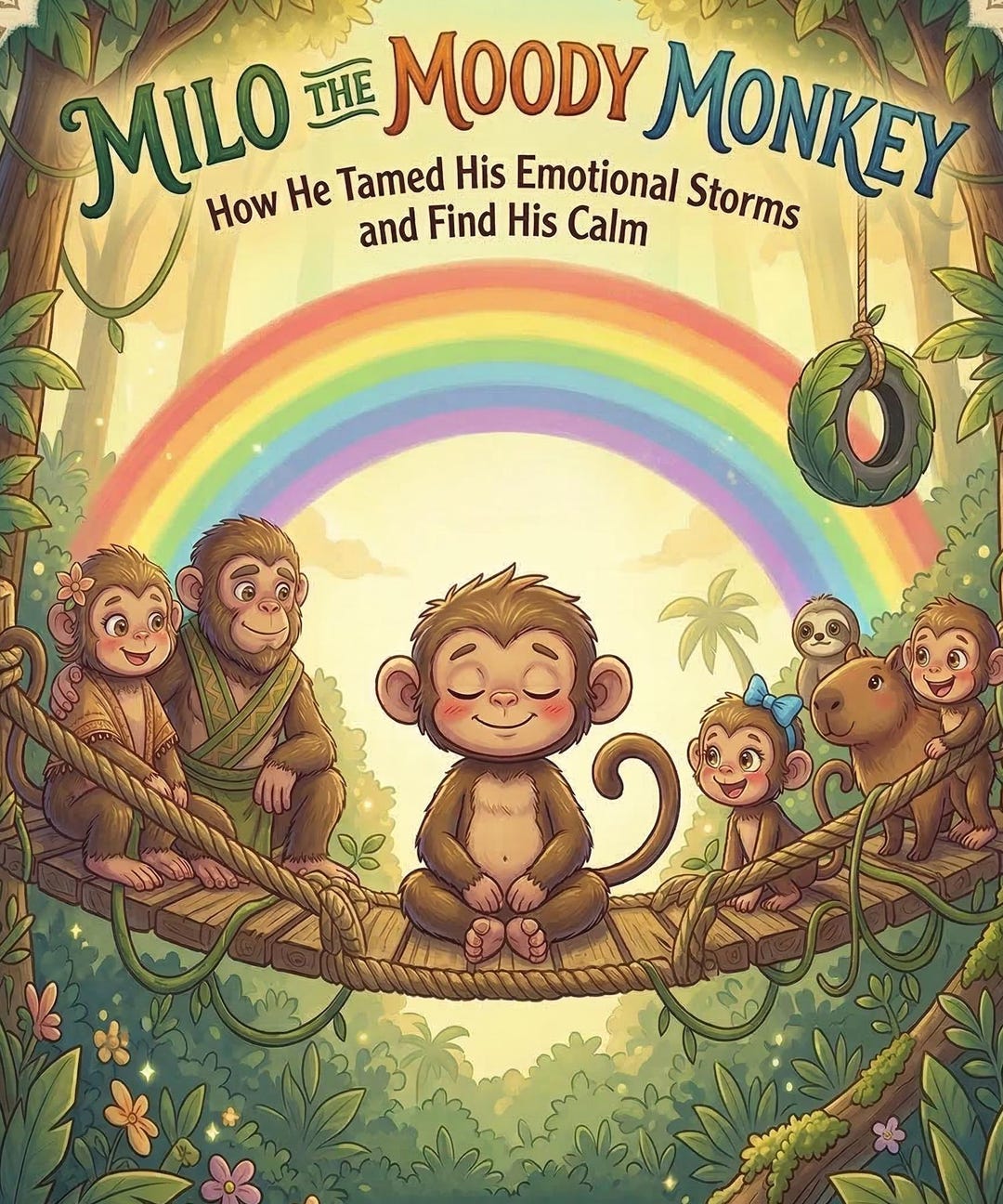 Milo Monkey Milo the Moody Monkey: How He Tamed His Emotional Storms and Find His ...