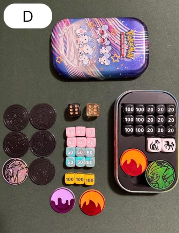 pokemon trading card accessories Card30th CELEBRATION Set: Bulbasaur / Charmander / Squi Fandom Tokyo Deck Box with matching divider (holds over 80 standard Pokemon Accessories Bundle: Paldea First