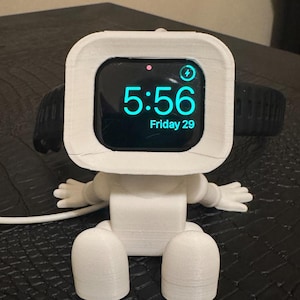 3D Printed Robot Apple Watch Charger Holder