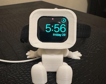 3D Printed Robot Apple Watch Charger Holder