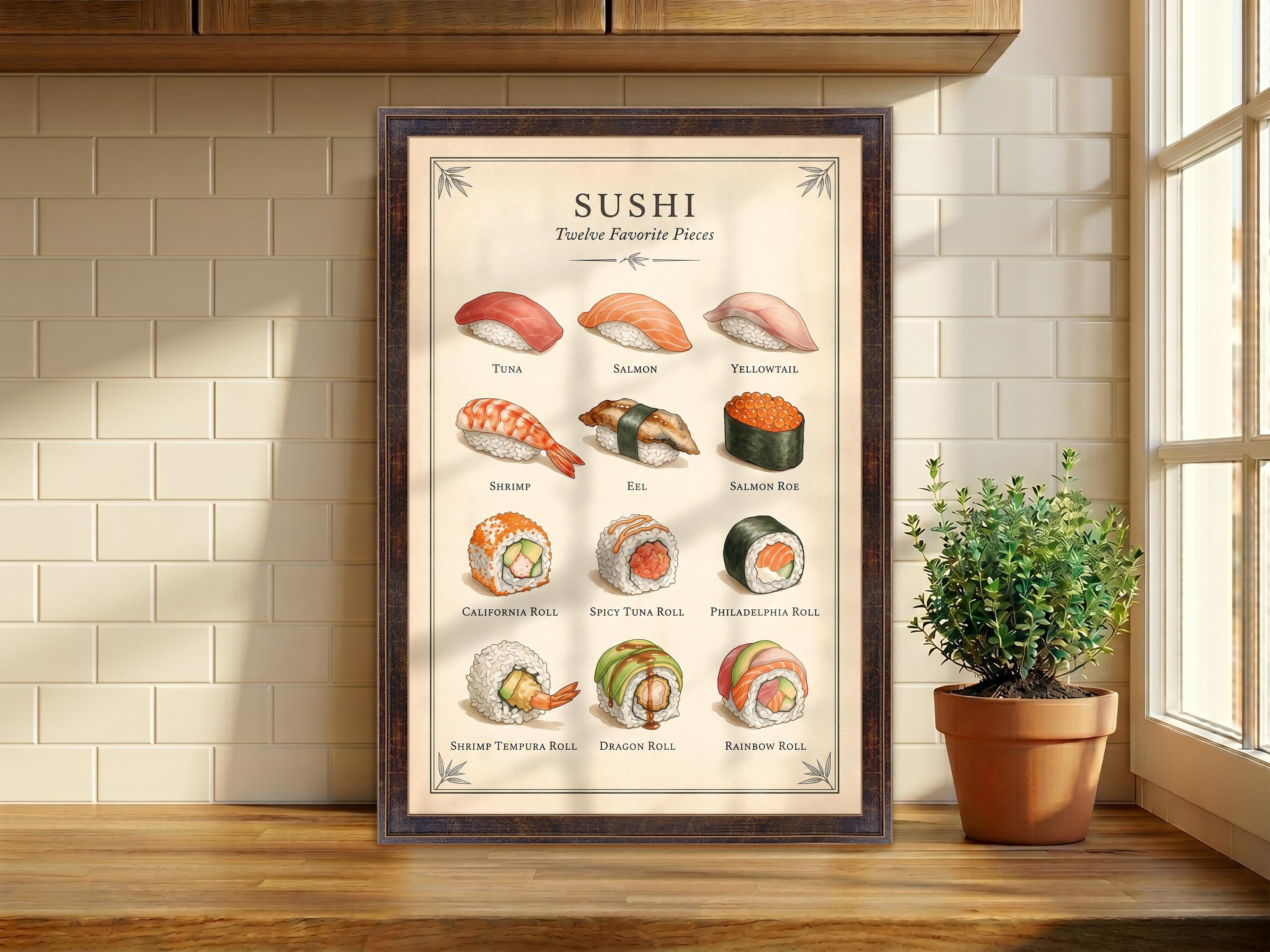 Japanese Wood Menu - Etsy