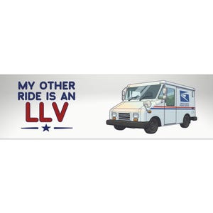 Meine andere Fahrt ist ein LLV-Automagnet | Lustiges USPS Carrier Geschenk | Post Worker Magnet | Ländliche Trage Geschenk | USPS Mitarbeiter Geschenk | Post-Stolz