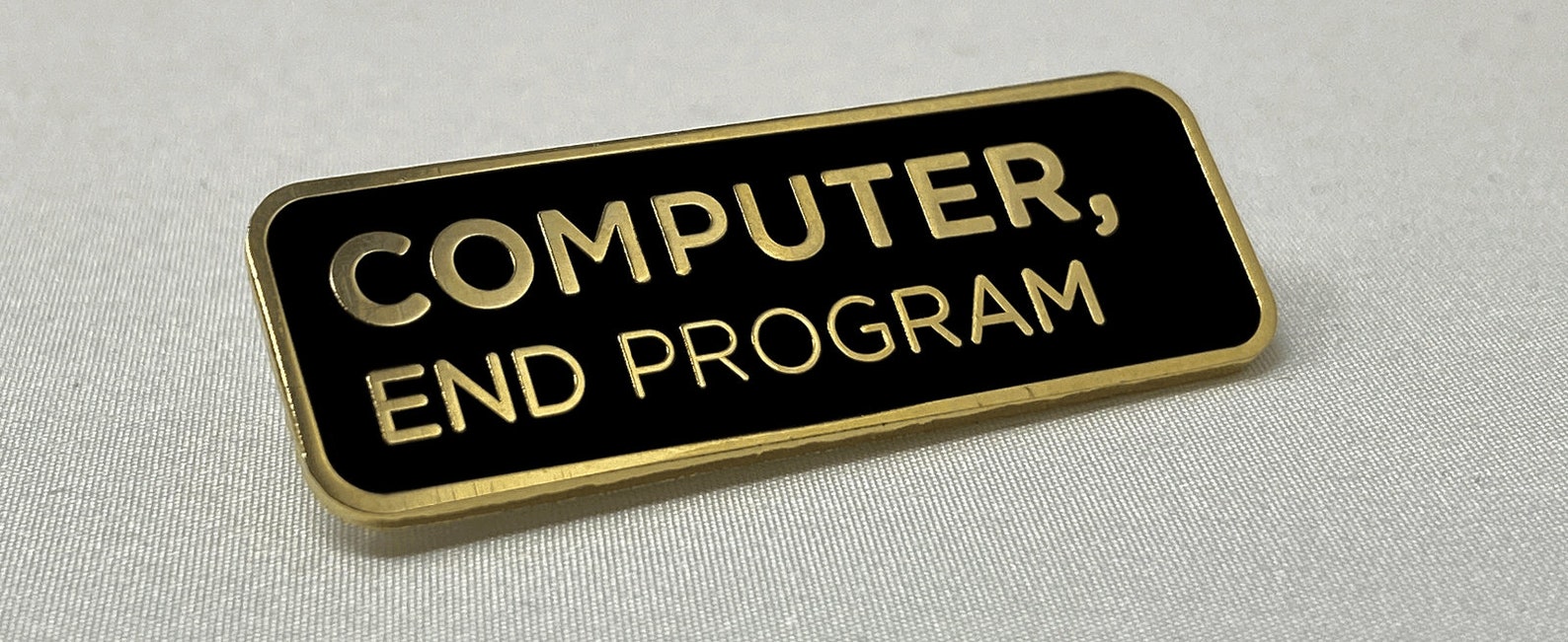 Computer End Program Enamel Pin | Etsy