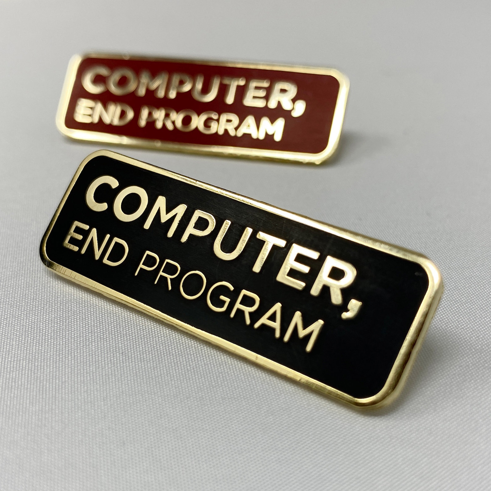 Computer End Program Enamel Pin | Etsy