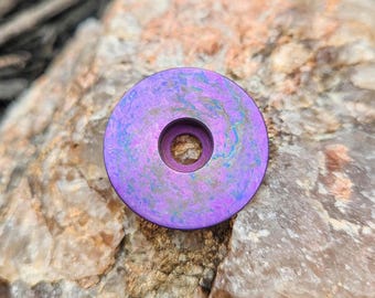 Anodized Titanium Bicycle Stem/Headset Cap