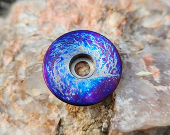 Anodized Titanium Bicycle Stem/Headset Cap