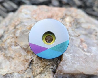 Anodized Titanium Bicycle Stem/Headset Cap