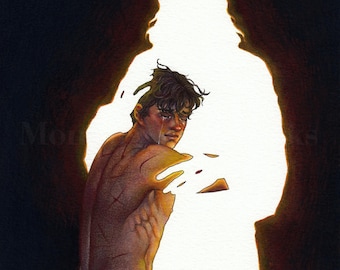 My Sabbat Aquarellmalerei– Matthäus 11:28 Bibelvers Kunstdruck