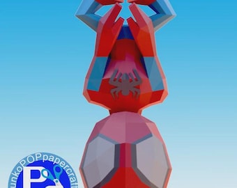 Spidey and his amazing friends papercraft, Spidey papercraft, Spiderman papercraft, A4 sheet, PDF only
