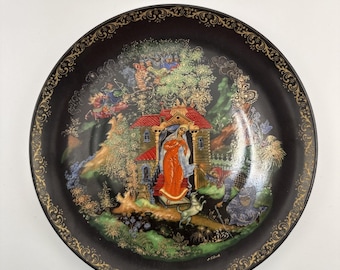 Bradex Tianex 1988 Russian Legends Dead Princess & Seven Bogatyrs Plate