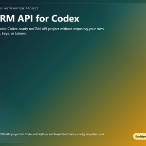 noCRM API for Codex