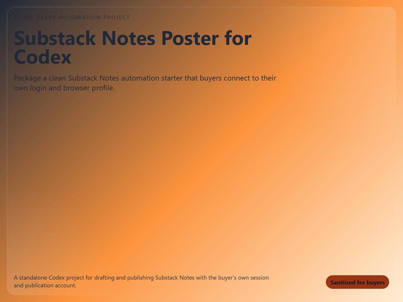 Póster de notas de Substack para Codex imagen 1
