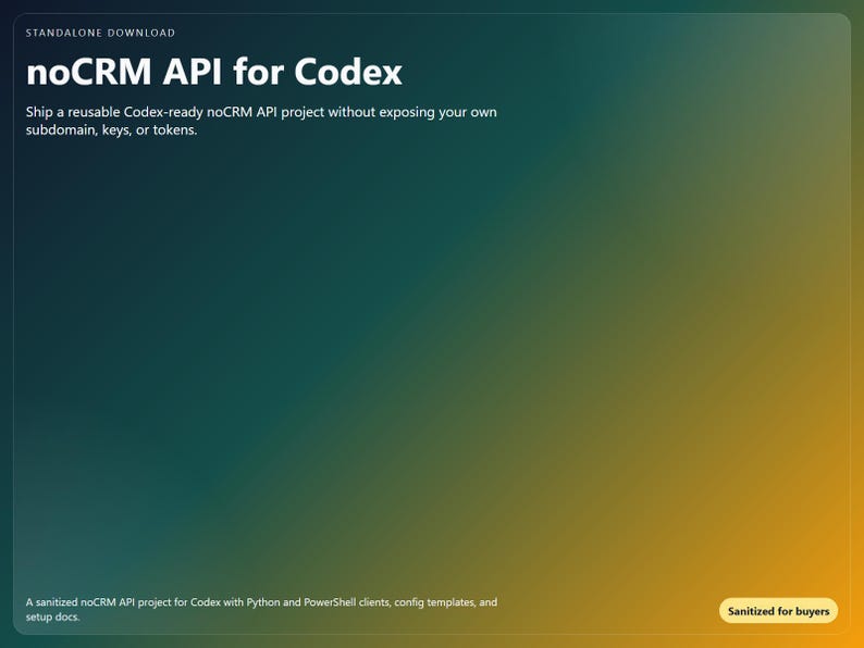 API noCRM pour le Codex image 2