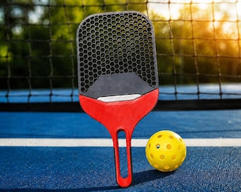 Wandhouder voor pickleball rackets zonder luchtbel | Pickleball displayhouder | Sportdecoratie | Cadeau voor pickleballspelers | Racket organizer