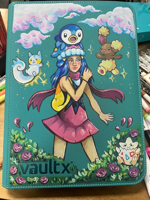 piplup card binder Pokmon Piplup Featuring Articuno Laser Engraved 360 SLOT Binder