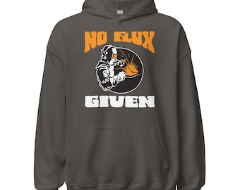 Welding Hoodie, Heavyweight Pullover with Welder Humor Design