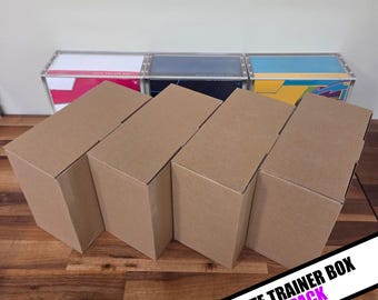 4 PACK << Pokemon TCG Elite Trainer Box ETB Acrylic Case - 8mm Ultra Thick Acrylic w/ N52 Strong Magnets