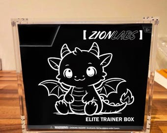 Pokemon TCG Elite Trainer Box ETB Acrylic Case - 8mm Ultra Thick Acrylic w/ N52 Strong Magnets