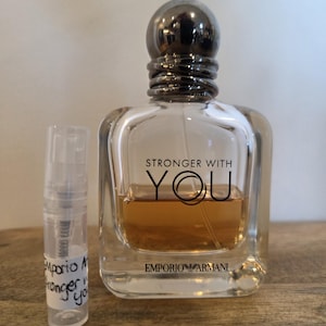 Muestra de perfume Emporio Armani Stronger With You de 2 ml / Decantación de fragancia masculina / Probador de colonia de lujo