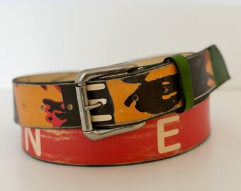 One Love Leather Belt -  Gift for love one - Unique Gift for him/her/them - Valentine’s Day
