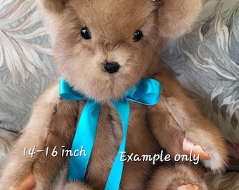 Custom Memory Bear: Recycled Keepsake Teddy bear- Heirloom Gift